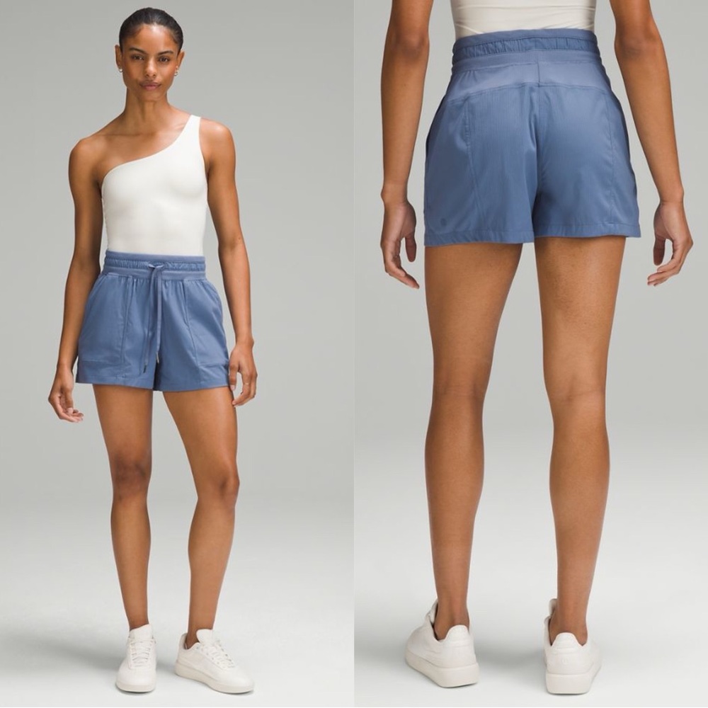 NWT Lululemon Dance Studio High-Rise Short 3.5" Oasis Blue W7CCGS Size 8